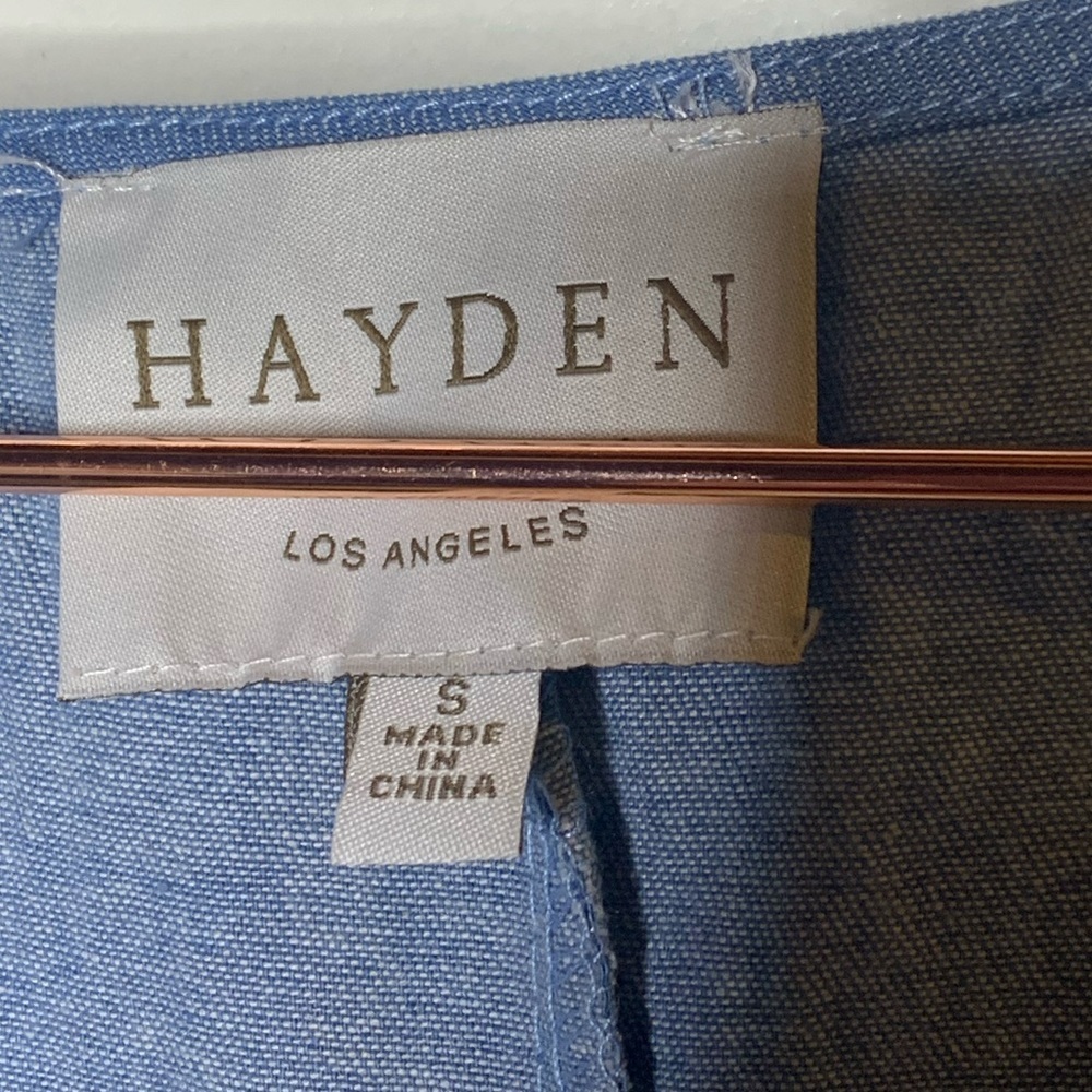 Hayden Los Angeles Chambray Jumpsuit - Picture 5 of 6